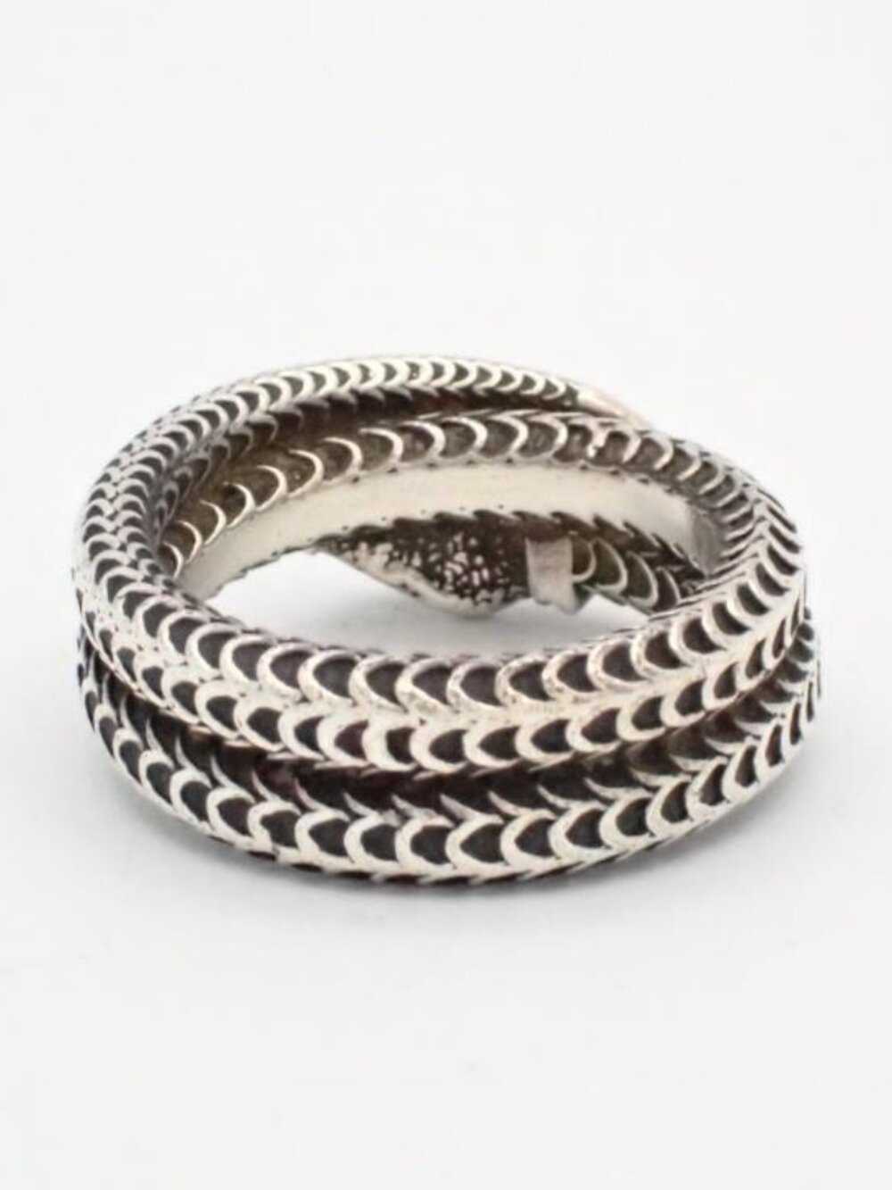 Gucci Snake Ring 925 Size ~8.5 - Picture 2 of 3